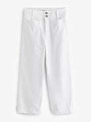 Boden White Primrose Patch Pocket Trousers - Image 5 of 6