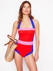 Boden Red Santorini Halterneck Swimsuit - Image 4 of 6
