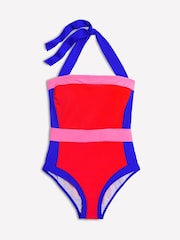 Boden Red Santorini Halterneck Swimsuit - Image 5 of 6