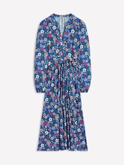 Boden Blue Maeve Trim Jersey Midi Dress - Image 4 of 4