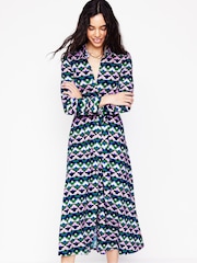 Boden Green Marcia Jersey Midi Shirt Dress - Image 1 of 6
