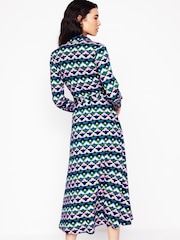 Boden Green Marcia Jersey Midi Shirt Dress - Image 3 of 6