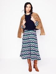 Boden Green Marcia Jersey Midi Shirt Dress - Image 5 of 6