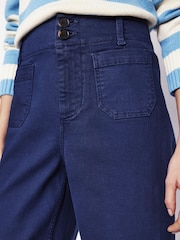 Boden Blue Primrose Patch Pocket Trousers - Image 2 of 5