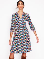 Boden Blue Naomi Relaxed Jersey Dress - Image 1 of 5