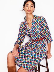 Boden Blue Naomi Relaxed Jersey Dress - Image 4 of 5