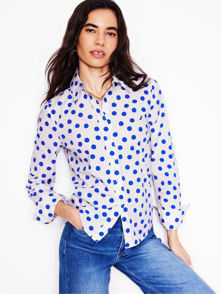 Boden Cream Sienna Shirt - Image 2 of 6