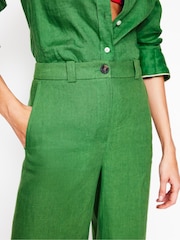 Boden Green Westbourne 100% Cotton Trousers - Image 4 of 6