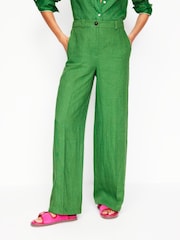 Boden Green Westbourne 100% Cotton Trousers - Image 5 of 6
