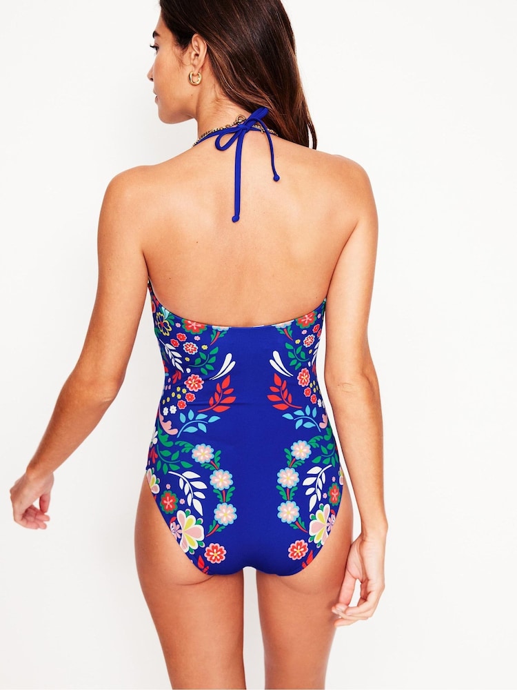 Boden Blue Paros Bandeau Swimsuit - Image 2 of 6
