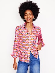 Boden Pink Sienna Cotton Shirt - Image 1 of 6