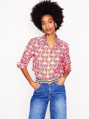 Boden Pink Sienna Cotton Shirt - Image 3 of 6