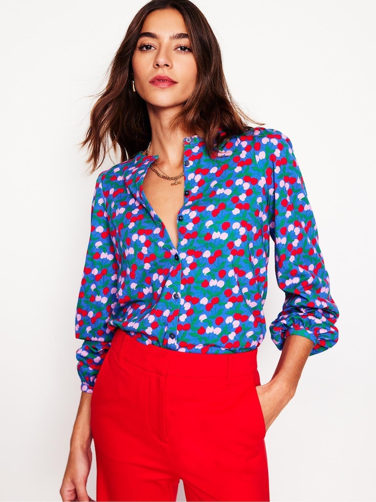 Boden Marina 100% Cotton Jersey Shirt - תמונה 1 מתוך 5