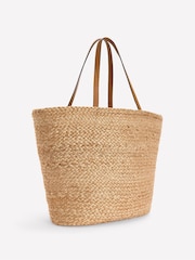 Boden Natural Woven Snaffle Tote Bag - Image 2 of 4