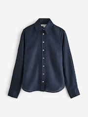 Boden Blue Sienna Linen Shirt - Image 5 of 5