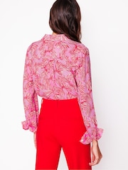 Boden Pink Sienna Silk Shirt - Image 3 of 6