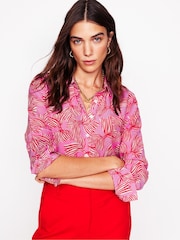 Boden Pink Sienna Silk Shirt - Image 5 of 6