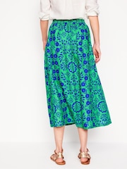 Boden Green Verity 100% Linen Midi Skirt - Image 4 of 6