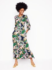 Boden Green Tabitha Tiered Jersey Dress - Image 1 of 6