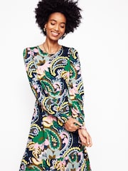 Boden Green Tabitha Tiered Jersey Dress - Image 3 of 6