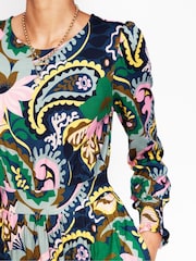 Boden Green Tabitha Tiered Jersey Dress - Image 4 of 6