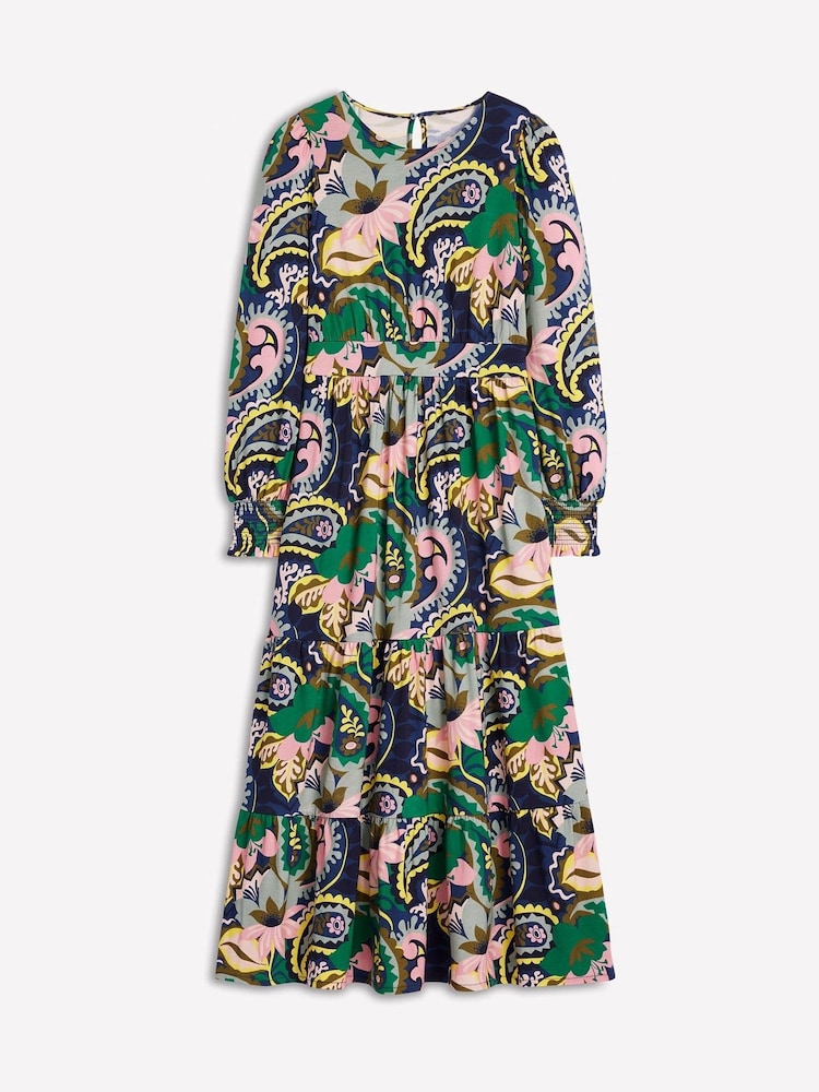 Boden Green Tabitha Tiered Jersey Dress - Image 6 of 6