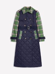 Boden Quilted Trench Coat - صورة 5 من 5