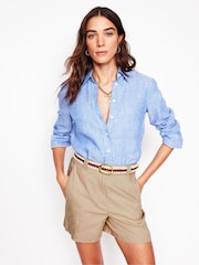 Boden Natural Westbourne 100% Linen Shorts - Image 1 of 5
