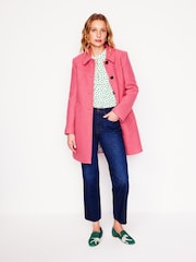 Boden Cream Marina Jersey 100% Cotton Shirt - Image 4 of 6