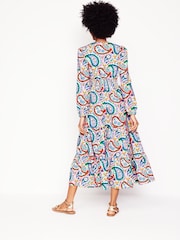 Boden Green Violet 100% Cotton Midi Dress - Image 4 of 8