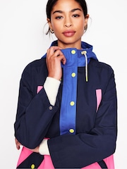 Boden Blue Wells Waterproof Coat - Image 2 of 5