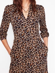 Boden Brown Naomi Relaxed Jersey Dress - Image 3 of 5