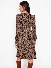 Boden Brown Naomi Relaxed Jersey Dress - Image 4 of 5