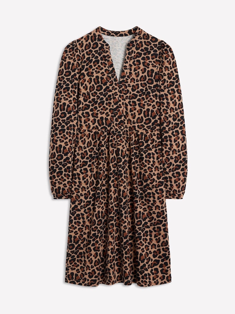 Boden Brown Naomi Relaxed Jersey Dress - Image 5 of 5