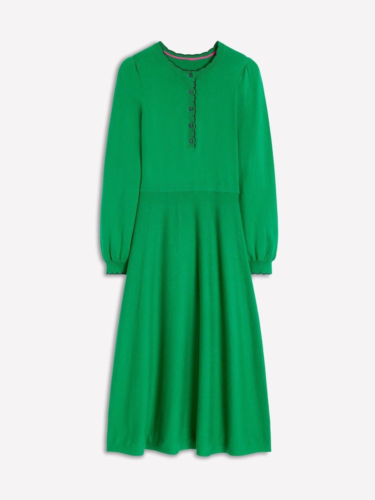Boden Pru Scallop Trim Dress - Image 6 of 7