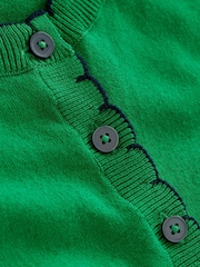Boden Green Pru Scallop Trim Dress - Image 7 of 7