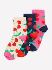 Boden Red Novelty Socks 3 Pack - Image 1 of 3