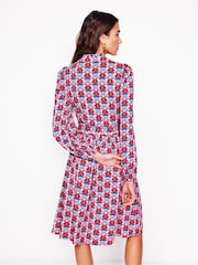 Boden Red Willow Frill Short Shirt Dress - Image 3 of 6