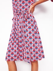 Boden Red Willow Frill Short Shirt Dress - Image 5 of 6