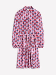 Boden Red Willow Frill Short Shirt Dress - Image 6 of 6