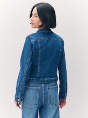 VERO MODA Light Blue Slim Fit Denim Jacket - Image 3 of 7