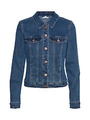 VERO MODA Light Blue Slim Fit Denim Jacket - Image 7 of 7