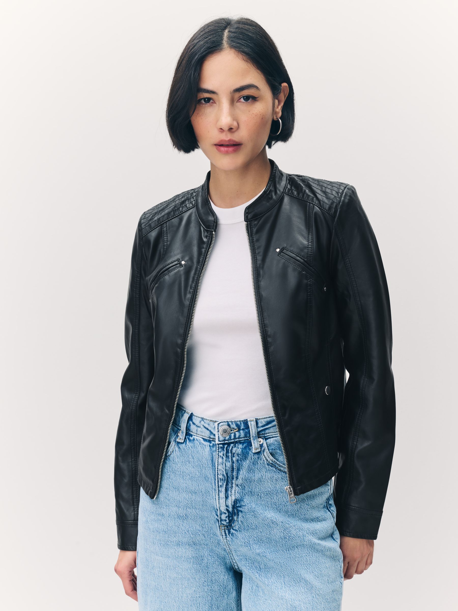 Buy VERO MODA Black Faux Leather Jacket from Next USA