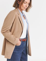 JD Williams Natural Core Ponte Edge To Edge Blazer - Image 2 of 4