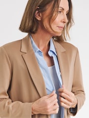 JD Williams Natural Core Ponte Edge To Edge Blazer - Image 4 of 4