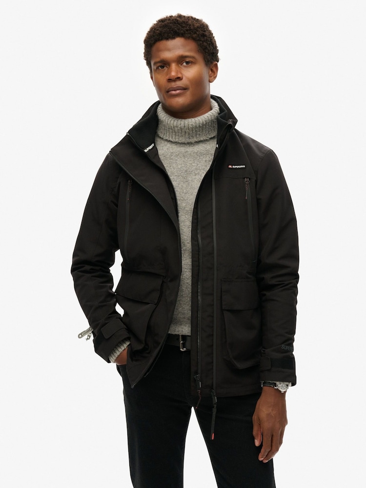 Черный - Superdry Non-Hooded Ultimate Windbreaker Jacket - Изображение 2 из 4 Черный - Superdry Non-Hooded Ultimate Windbreaker Jacket - Изображение 2 из 4
