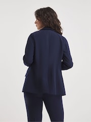 JD Williams Blue Value Single Breasted Blazer - Image 2 of 4