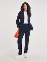 JD Williams Blue Value Single Breasted Blazer - Image 3 of 4
