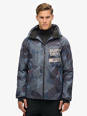 Superdry Grey Ski Freestyle Core Jacket - Image 1 of 4
