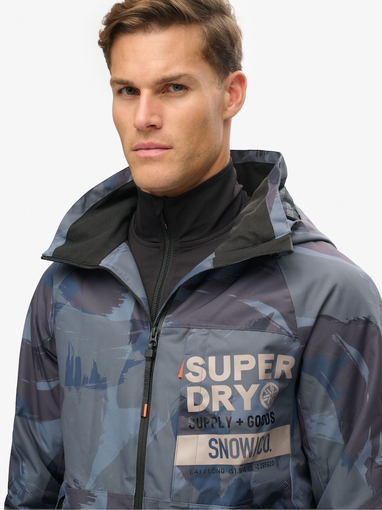 Superdry Grey Ski Freestyle Core Jacket - Image 4 of 4
